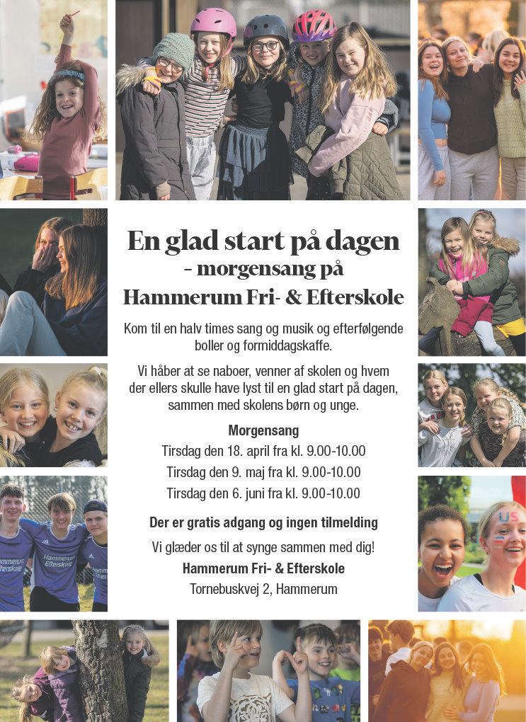 Morgensang på Hammerum Fri- & Efterskole